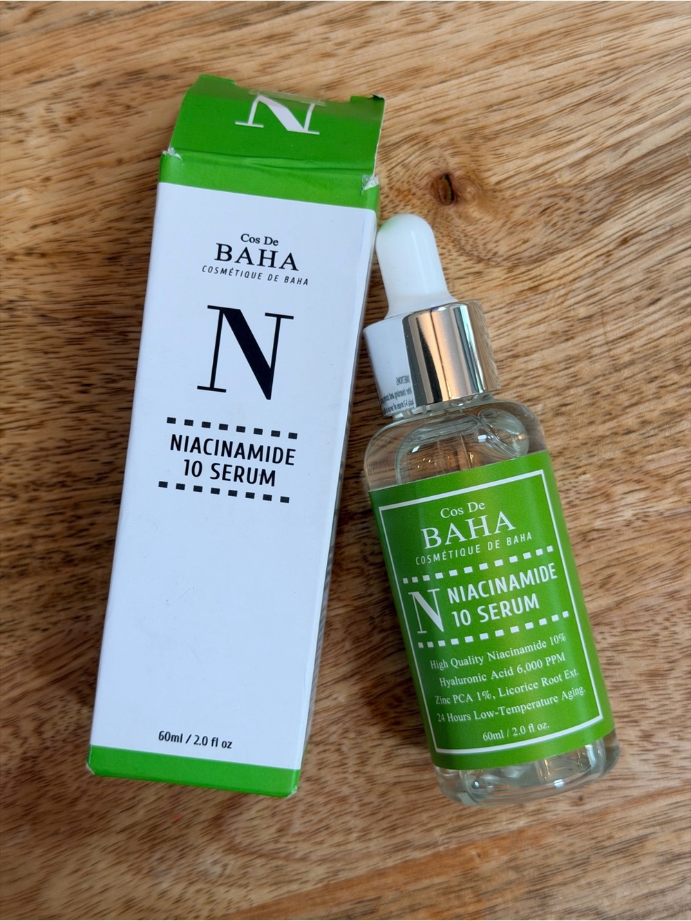 NIB Cos De BAHA Niacinamide 10 Serum 10% – 60mL (Kbeauty)